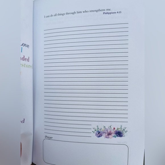 I Will Not Be Shaken Prayer Journal Gift Book For Daily Reflections and writing - Picture 8 of 12